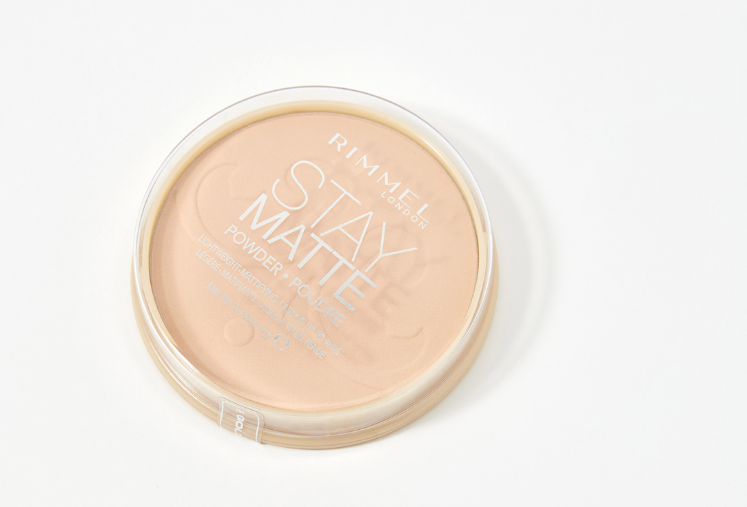 Rimmel Pressed Powder Stay Matte 005, Silky beige 14 g Rimmel Pressed Powder Stay Matte