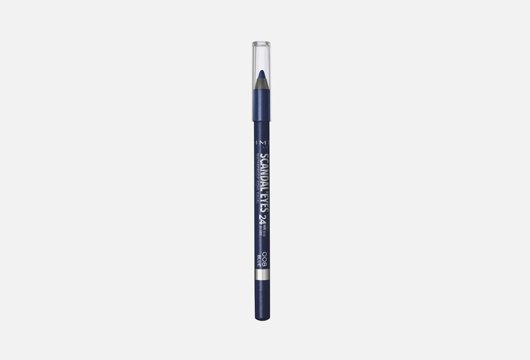 Rimmel Waterproof Eyeliner Scandaleyes 008, Blue 1.3 g Rimmel Waterproof Eyeliner Scandaleyes