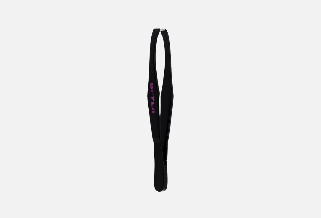 Beter Eyebrow tweezers Black 1 pcs Beter Eyebrow tweezers Black