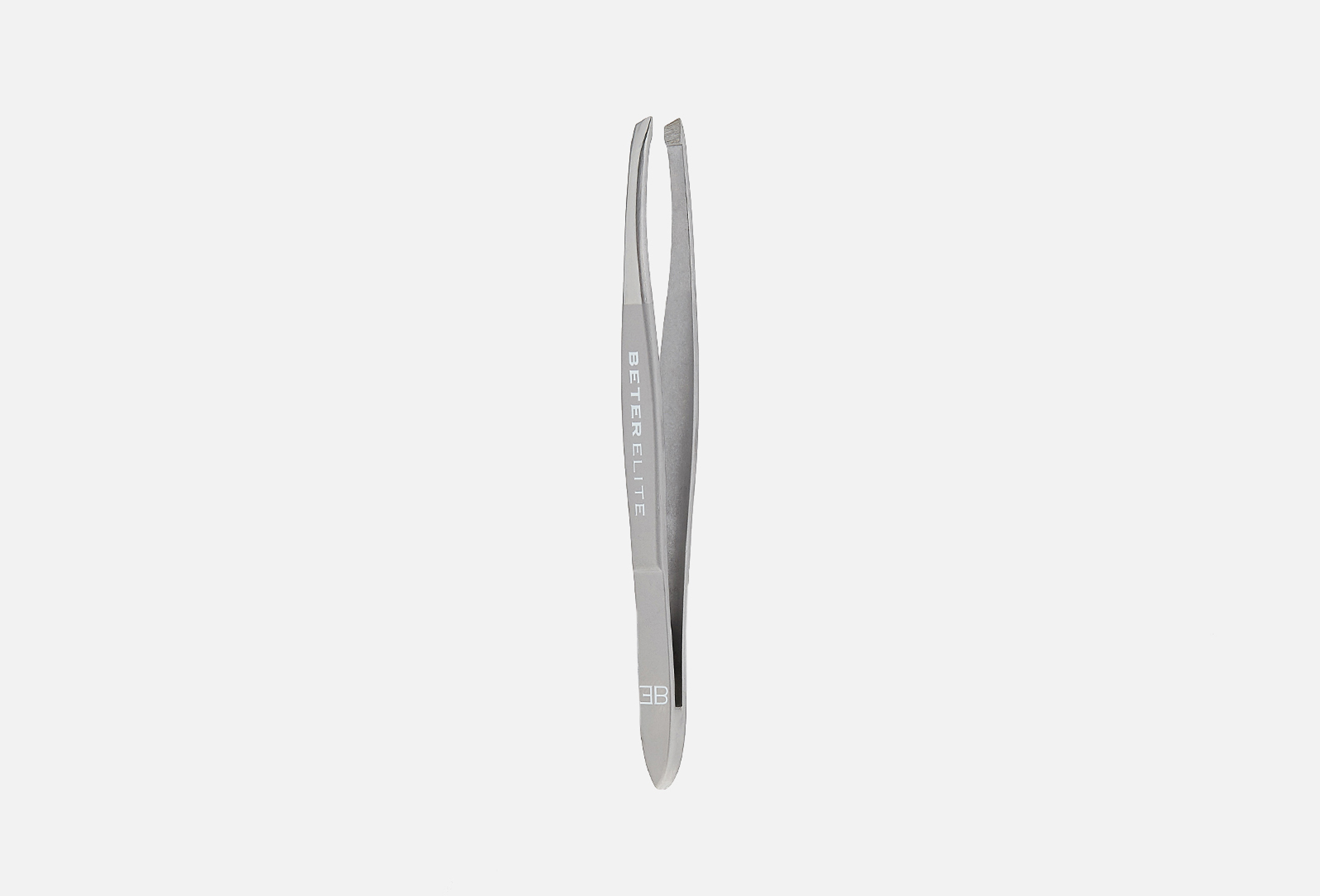 Elite Satin And Chromeplated Finished Tweezers, Slanted Tip  1 