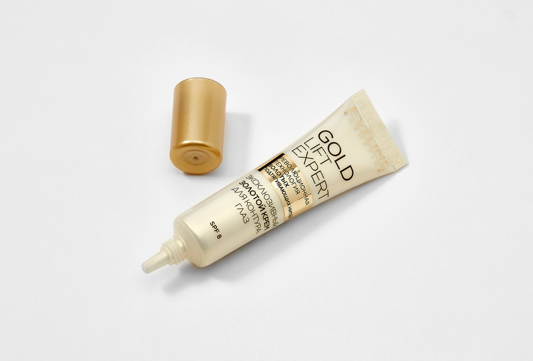 Eveline Anti-Wrinkle Eye Cream spf8 Gold lift expert