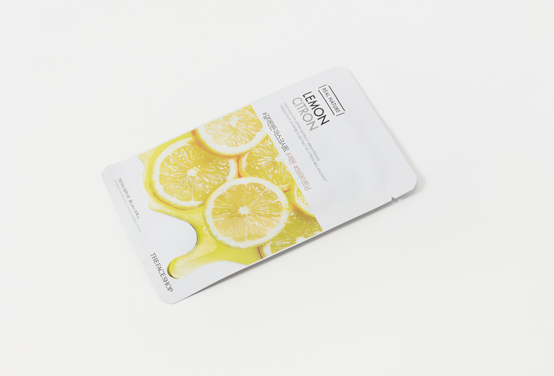 THE FACE SHOP Face Mask Real nature Lemon 1 pcs THE FACE SHOP Face Mask Real nature Lemon