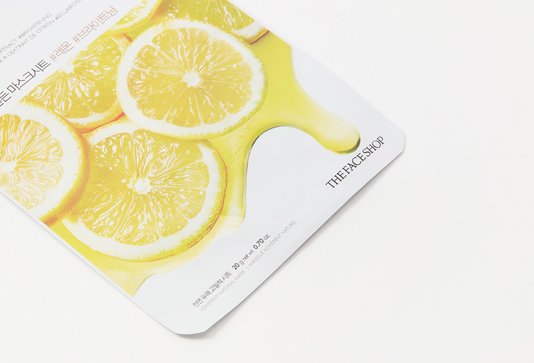 THE FACE SHOP Face Mask Real nature Lemon 1 pcs THE FACE SHOP Face Mask Real nature Lemon