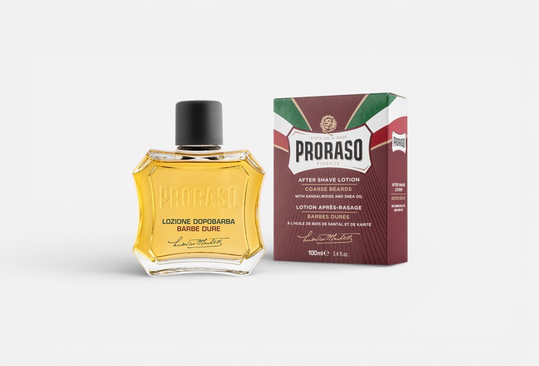 Proraso Aftershave Lotion After Shave Lotion: Nourishing for Coarse Beards