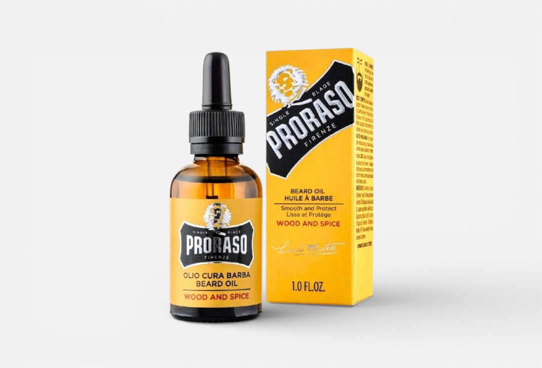 Proraso Nourishing Hair Oil Beard Oil: Wood & Spice