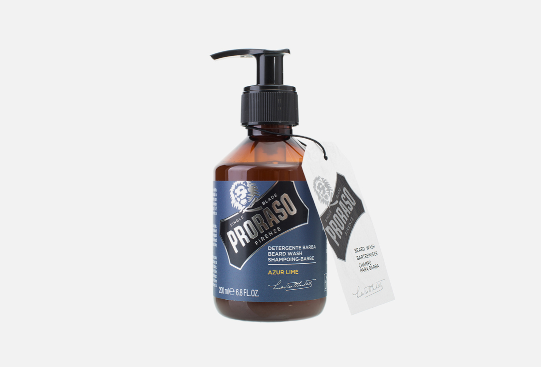 Proraso Beard Shampoo Beard Wash: Azur Lime