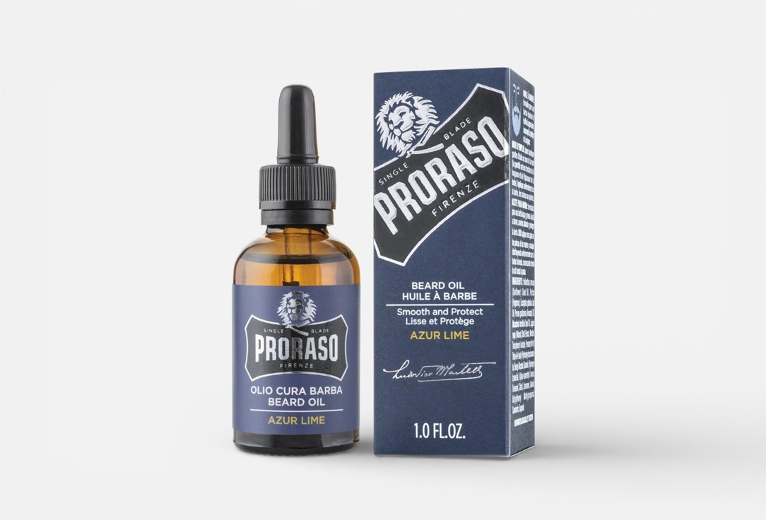 Proraso Nourishing Hair Oil Beard Oil: Azur Lime