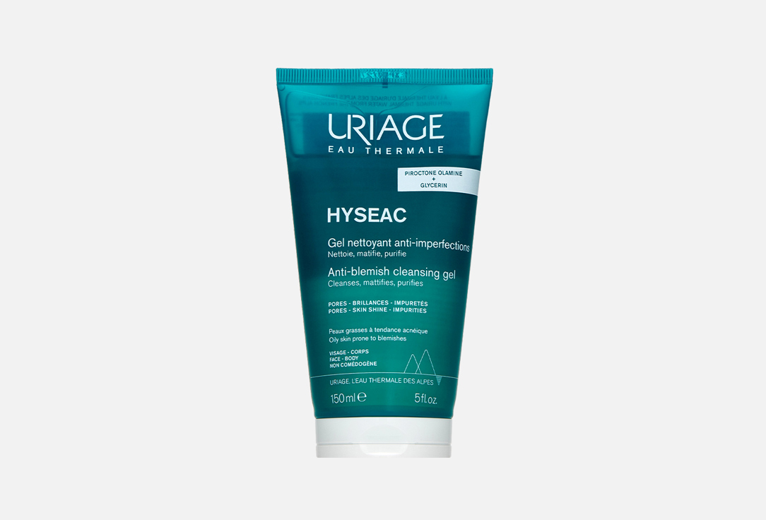 Uriage CLEANSING GEL FOR FACE AND BODY HYSEAC 150 ml Uriage CLEANSING GEL FOR FACE AND BODY HYSEAC