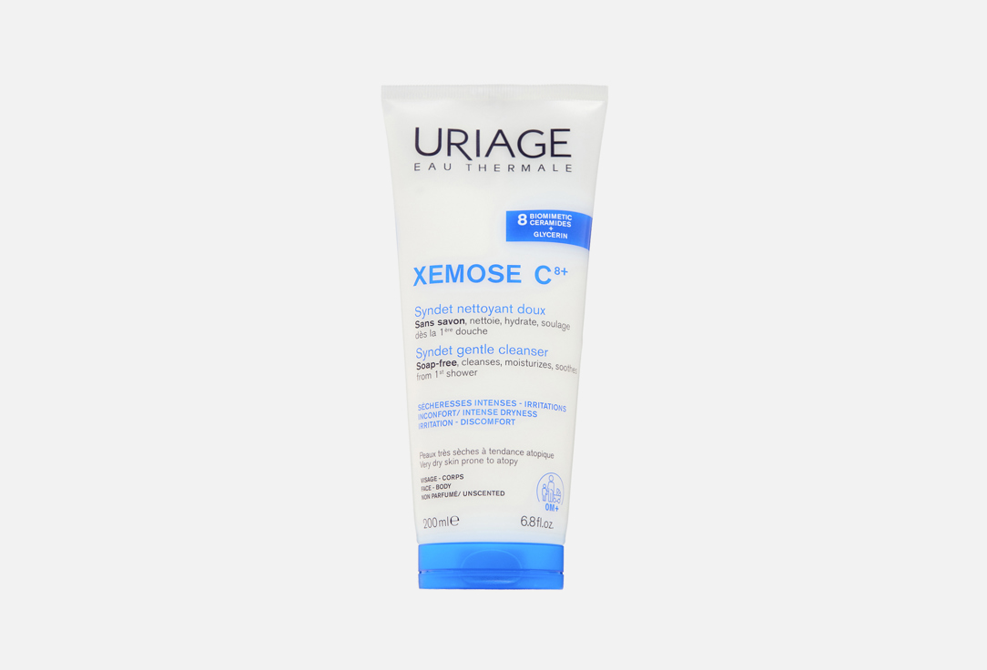 Uriage Gentle Cleansing gel for face and body Xemose