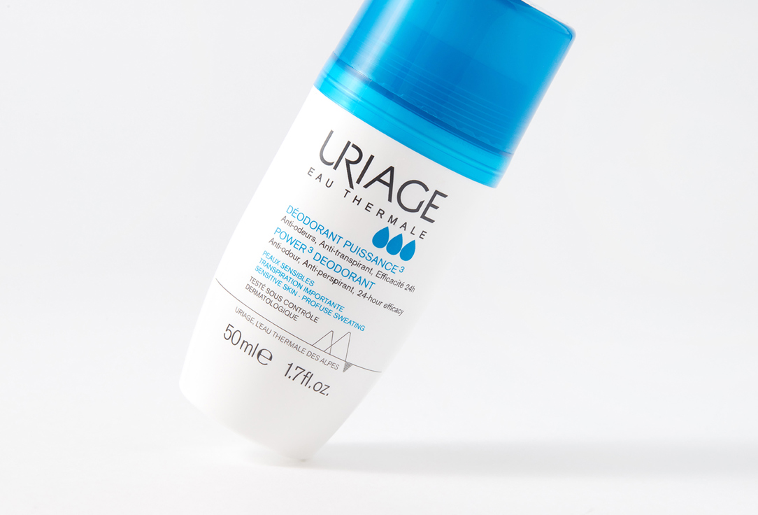 Uriage TRIPLE STRENGTH ROLL-ON DEODORANT POWER 3 DEODORANT 50 ml Uriage TRIPLE STRENGTH ROLL-ON DEODORANT POWER 3 DEODORANT