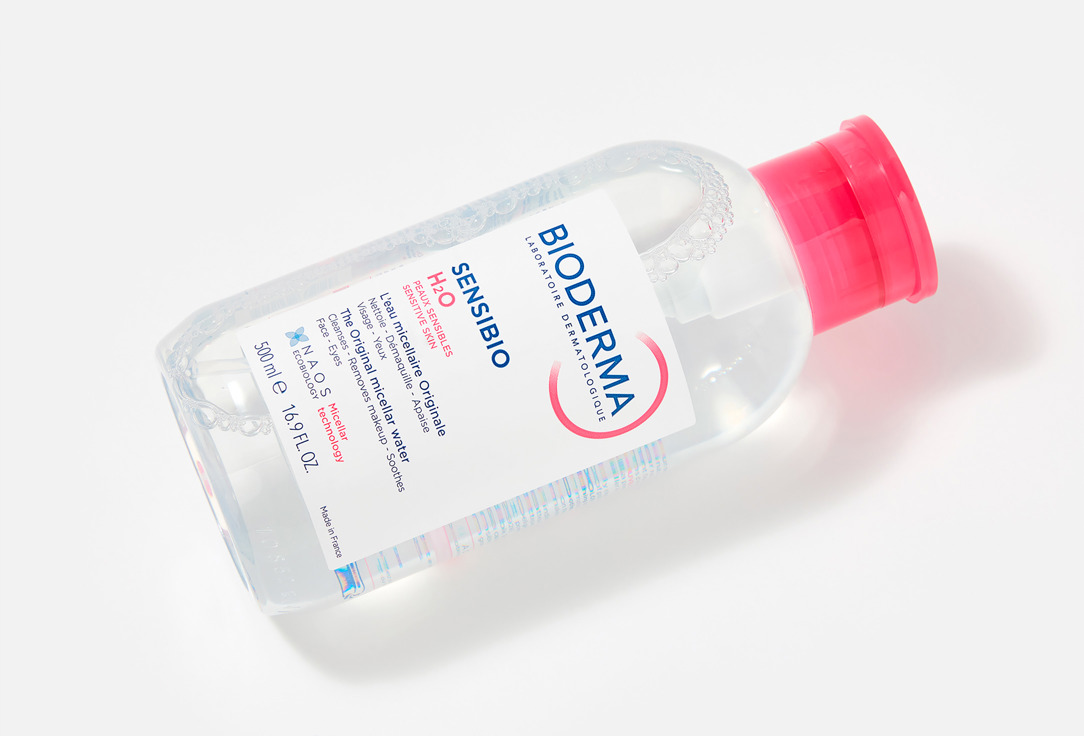 Bioderma Мицеллярная вода очищающая для чувствительной кожи флакон-помпа sensibio H2O