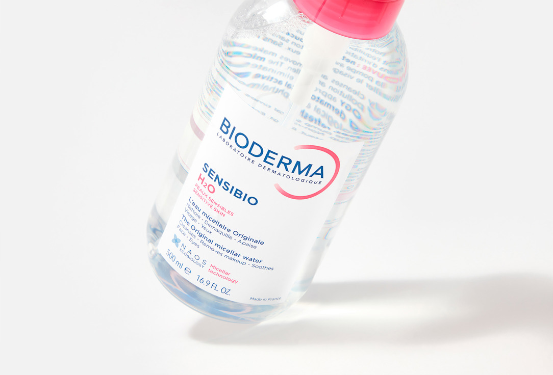 Bioderma Мицеллярная вода очищающая для чувствительной кожи флакон-помпа sensibio H2O