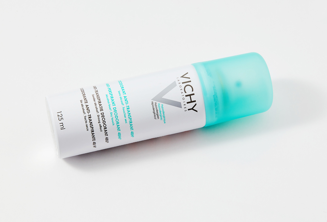 Vichy No Marks Anti-Perspirant Regulates excess sweating Spray Deodorant 48 Hours
