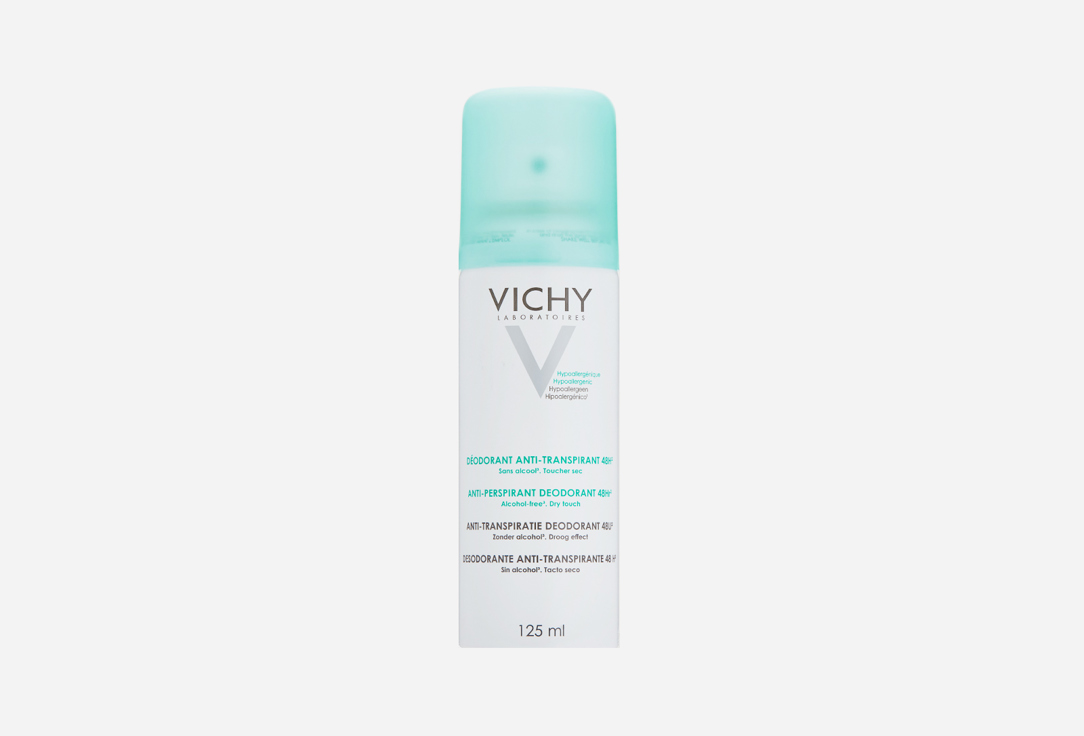Vichy No Marks Anti-Perspirant Regulates excess sweating Spray Deodorant 48 Hours