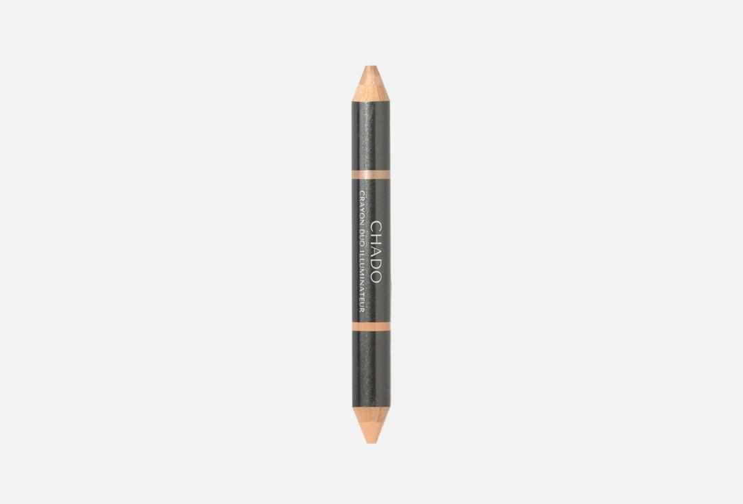 Chado Highlighter and Concealer Pencil Crayon Duo Illuminator 6 ml Chado Highlighter and Concealer Pencil Crayon Duo Illuminator