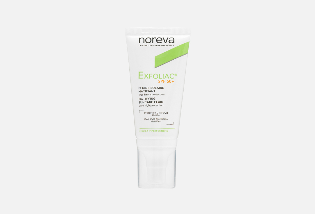 Noreva Matifying fluid SPF 50 + EXFOLIAC