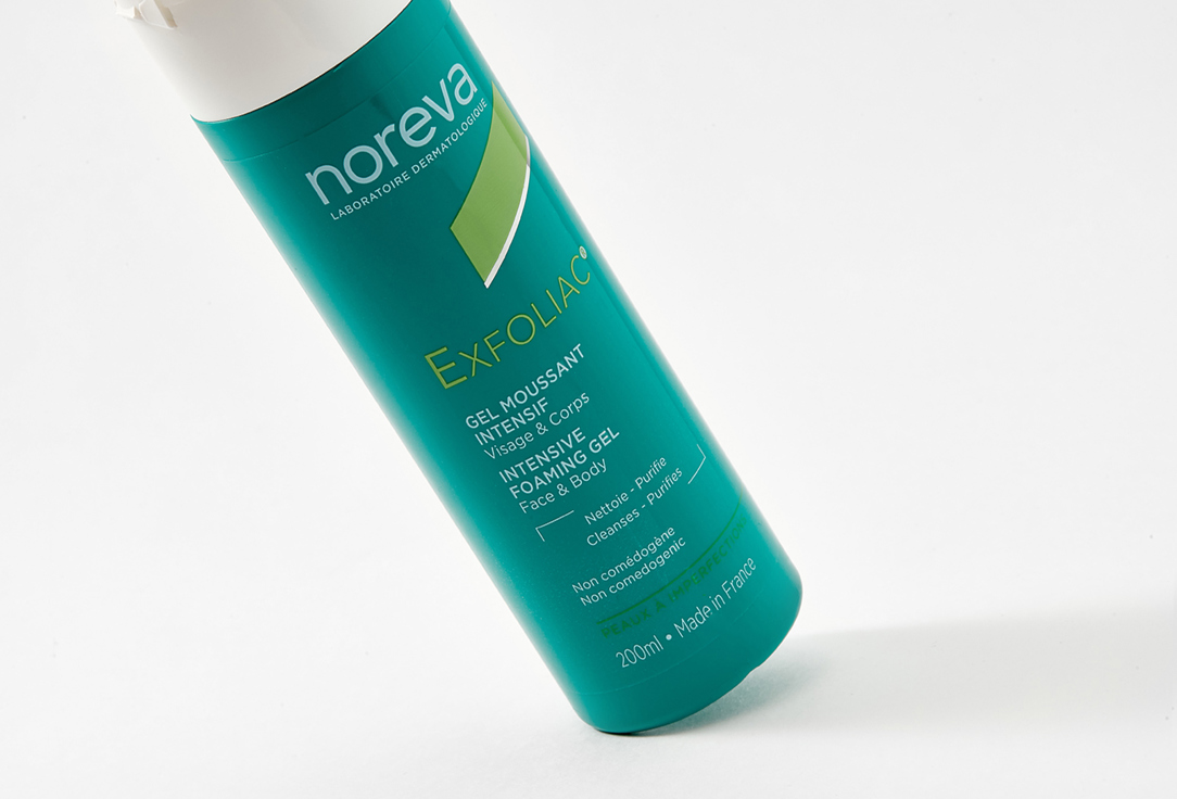 Noreva Intensive Face & body cleansing gel EXFOLIAC