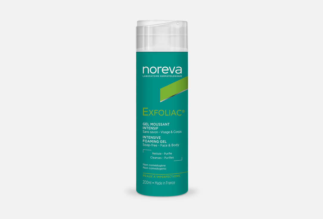 Noreva Intensive Face & body cleansing gel EXFOLIAC
