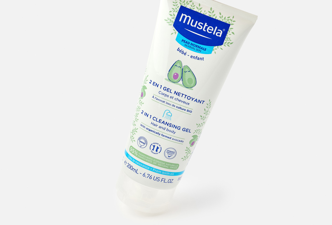 Mustela 2 in 1 Baby Cleansing Gel Hair and Body