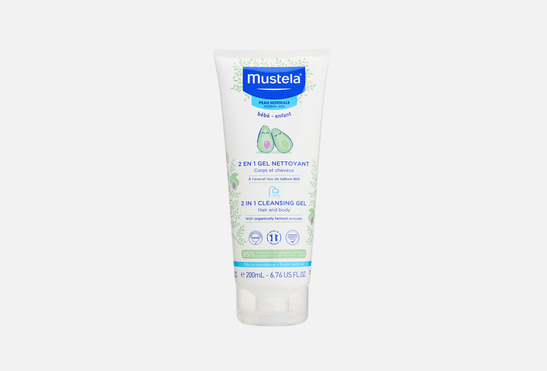 Mustela 2 in 1 Baby Cleansing Gel Hair and Body