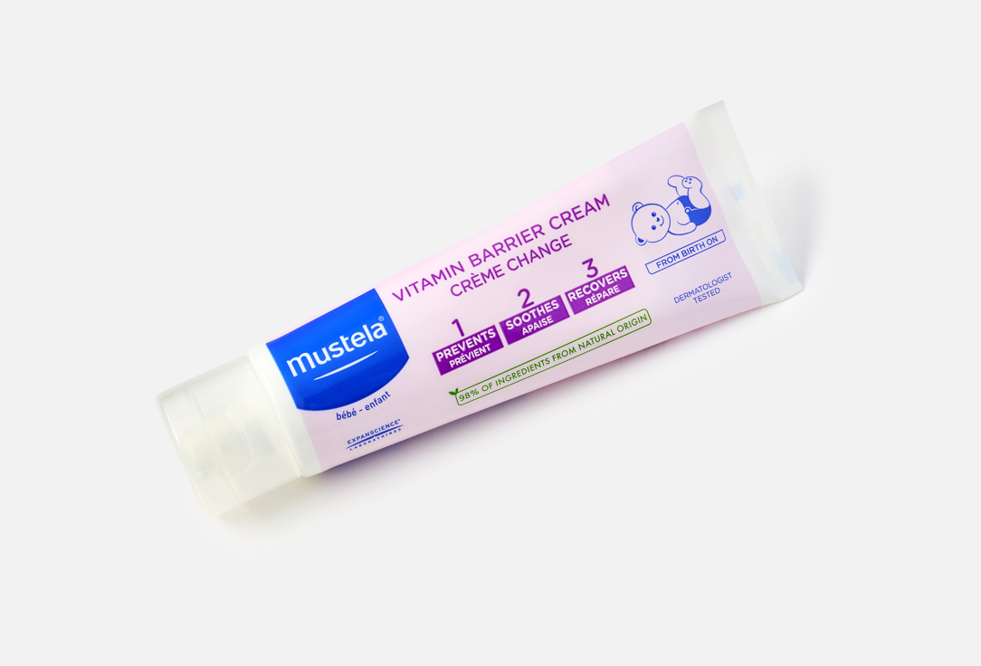 Mustela Diaper Rash Cream Vitamin barrier  123