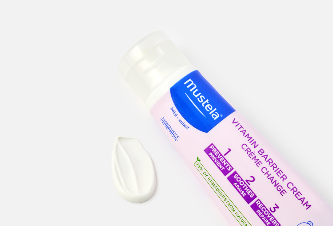 Mustela Diaper Rash Cream Vitamin barrier  123