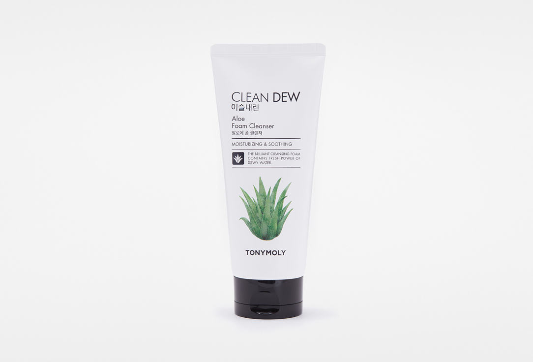 Tony Moly face Foam Cleanser Clean Dew Aloe 180 ml Tony Moly face Foam Cleanser Clean Dew Aloe