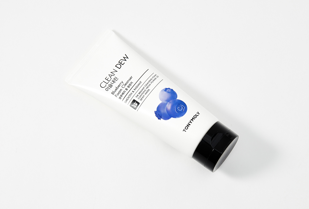 Tony Moly Face cleansing foam Blueberry Clean dew blueberry 180 ml Tony Moly Face cleansing foam Blueberry Clean dew blueberry
