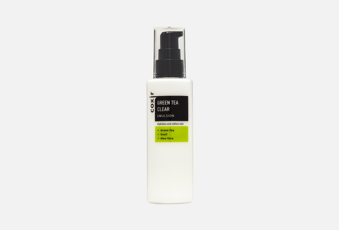 COXIR Soothing Face Emulsion Green Tea Clear Emulsion 100 ml COXIR Soothing Face Emulsion Green Tea Clear Emulsion