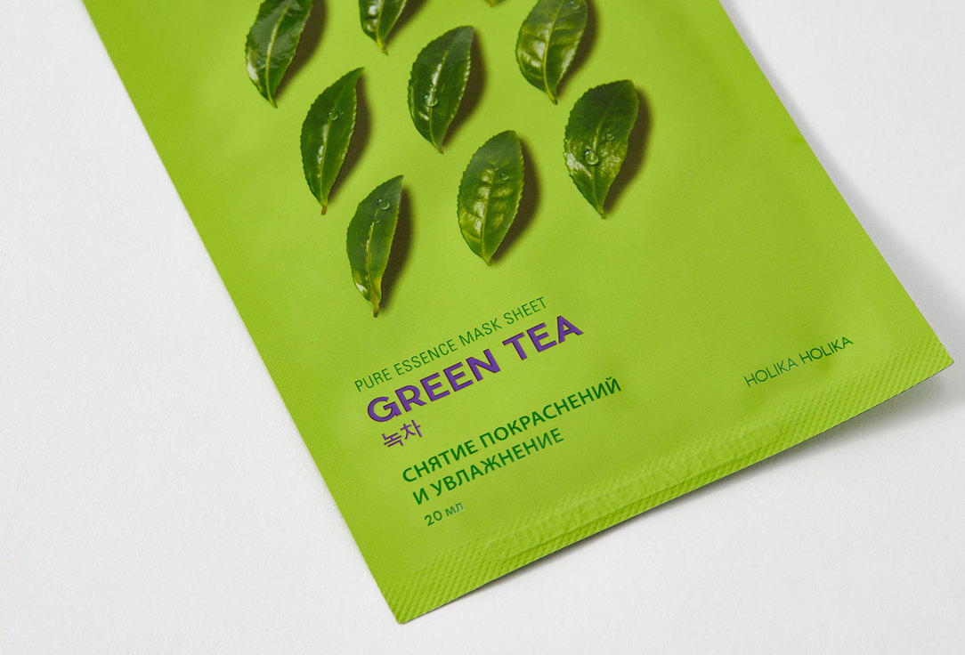 Holika Holika Pure Essence Mask Sheet Green Tea 20 ml Holika Holika Pure Essence Mask Sheet Green Tea