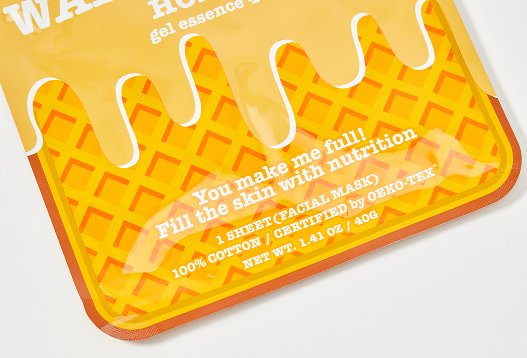 Kocostar Nourishing Face Sheet Mask Waffle Mask Honey