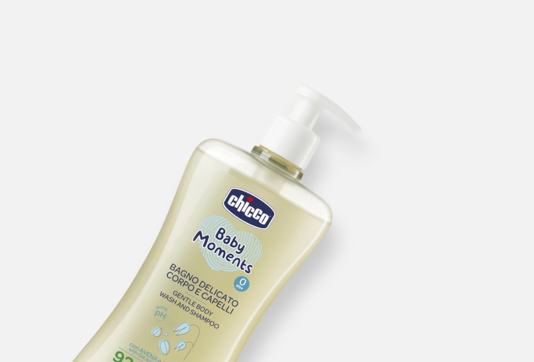 CHICCO Gentle hair and body wash Baby Moments Body Wash & Shampoo