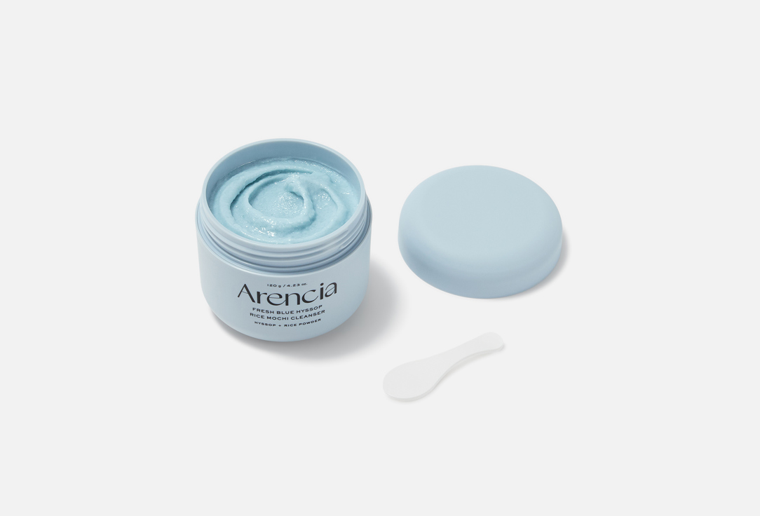 Arencia Deep Cleansing Face Foam Fresh Blue Hyssop Rice Mochi Cleanser