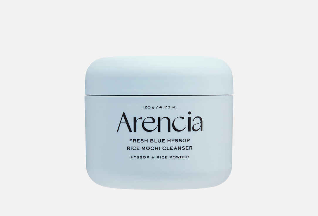 Arencia Deep Cleansing Face Foam Fresh Blue Hyssop Rice Mochi Cleanser