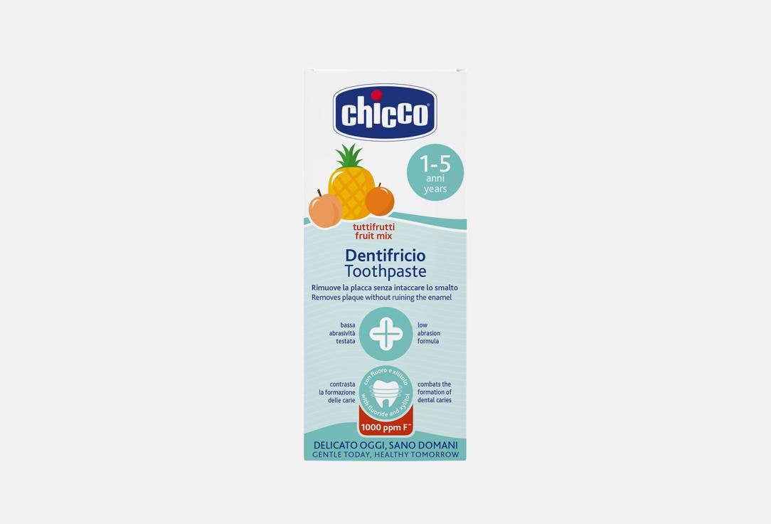 CHICCO Toothpaste for kids 1-5 years Fruit Mix Fluoride Toothpaste 50 ml CHICCO Toothpaste for kids 1-5 years Fruit Mix Fluoride Toothpaste