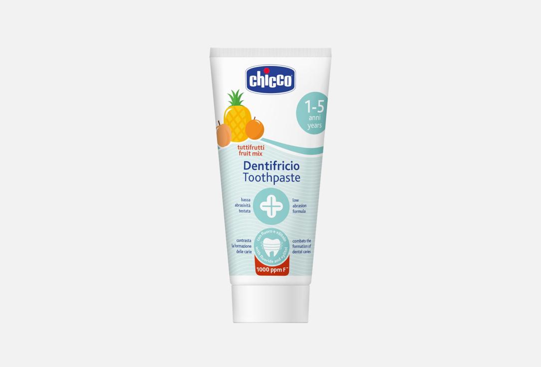 CHICCO Toothpaste for kids 1-5 years Fruit Mix Fluoride Toothpaste 50 ml CHICCO Toothpaste for kids 1-5 years Fruit Mix Fluoride Toothpaste