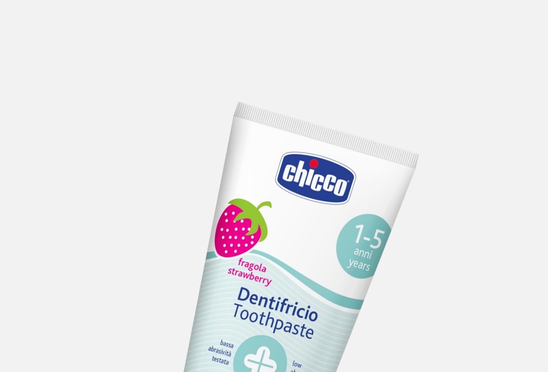 CHICCO Toothpaste for kids 1-5 years Strawberry Fluoride Toothpaste 50 ml CHICCO Toothpaste for kids 1-5 years Strawberry Fluoride Toothpaste