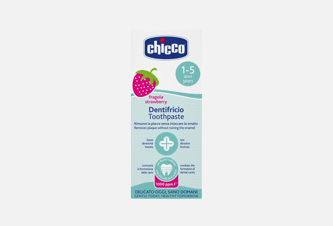CHICCO Toothpaste for kids 1-5 years Strawberry Fluoride Toothpaste 50 ml CHICCO Toothpaste for kids 1-5 years Strawberry Fluoride Toothpaste