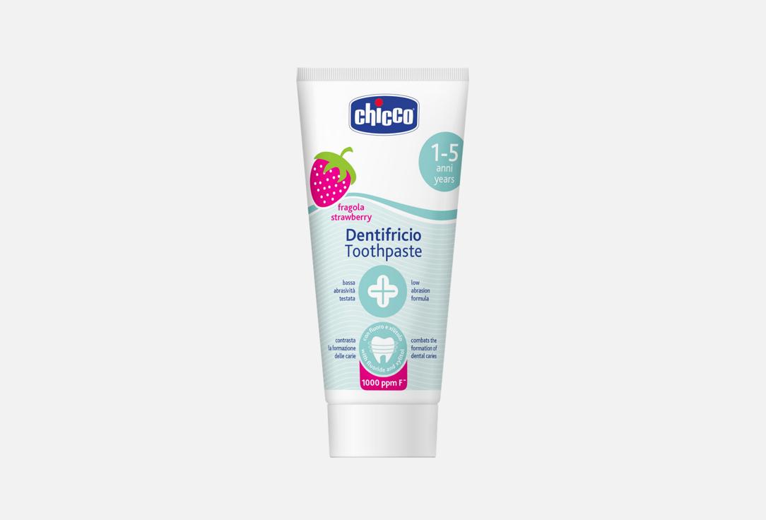 CHICCO Toothpaste for kids 1-5 years Strawberry Fluoride Toothpaste 50 ml CHICCO Toothpaste for kids 1-5 years Strawberry Fluoride Toothpaste