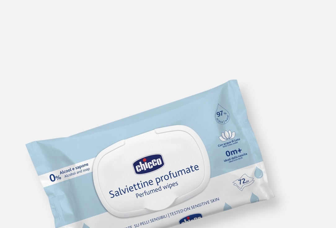 CHICCO Baby cleansing wipes Perfumed Wipes 72 pcs CHICCO Baby cleansing wipes Perfumed Wipes