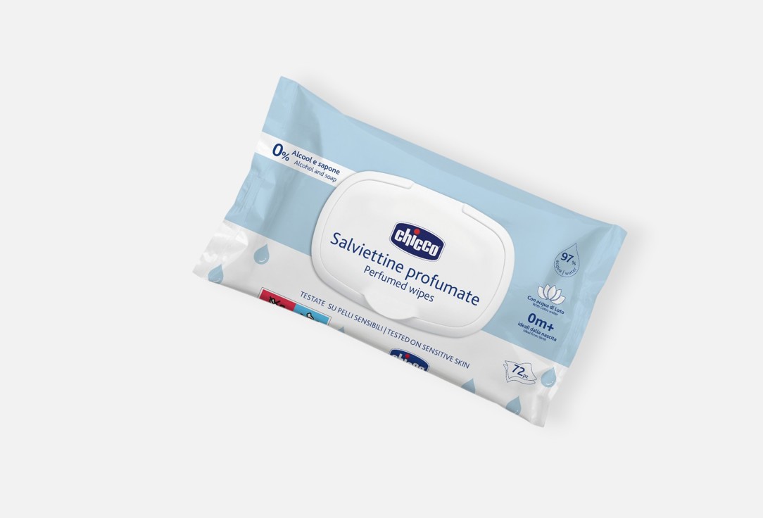 CHICCO Baby cleansing wipes Perfumed Wipes 72 pcs CHICCO Baby cleansing wipes Perfumed Wipes