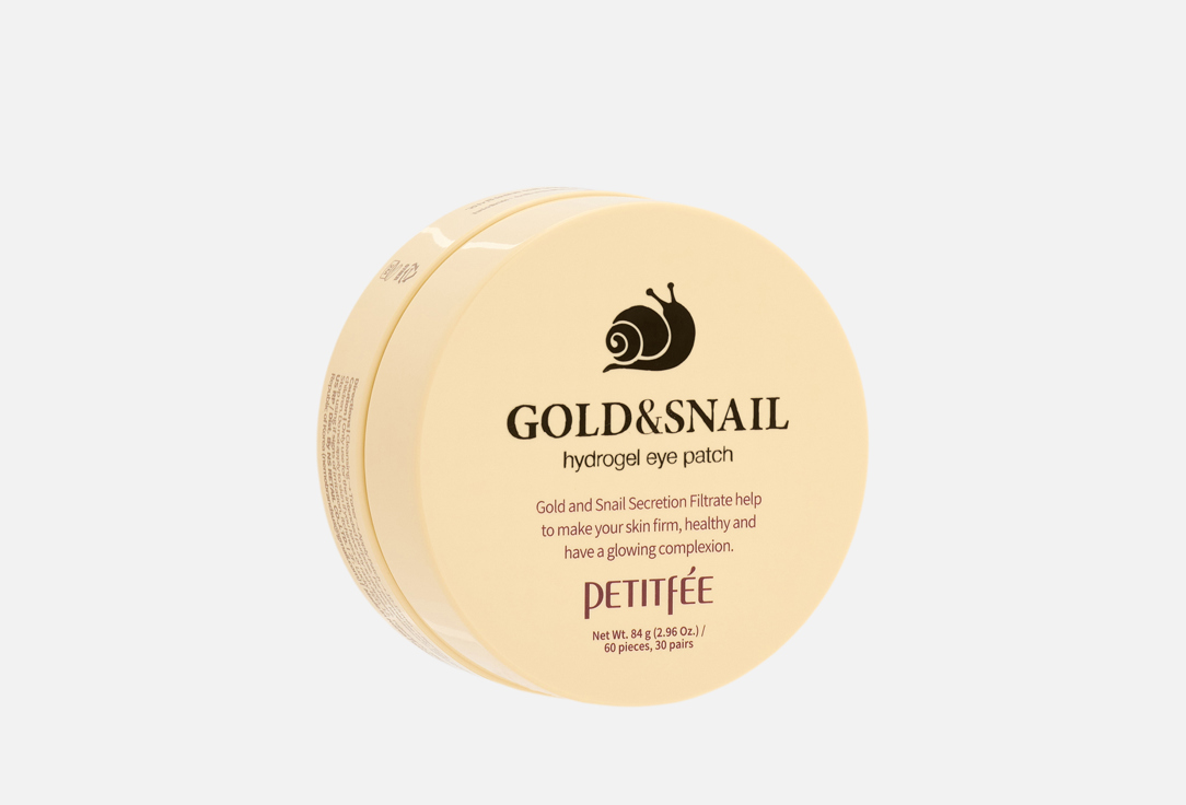 PETITFEE Brightening Under Eye Patches Gold & Snail Hydrogel Eye Patches 60 pcs PETITFEE Brightening Under Eye Patches Gold & Snail Hydrogel Eye Patches