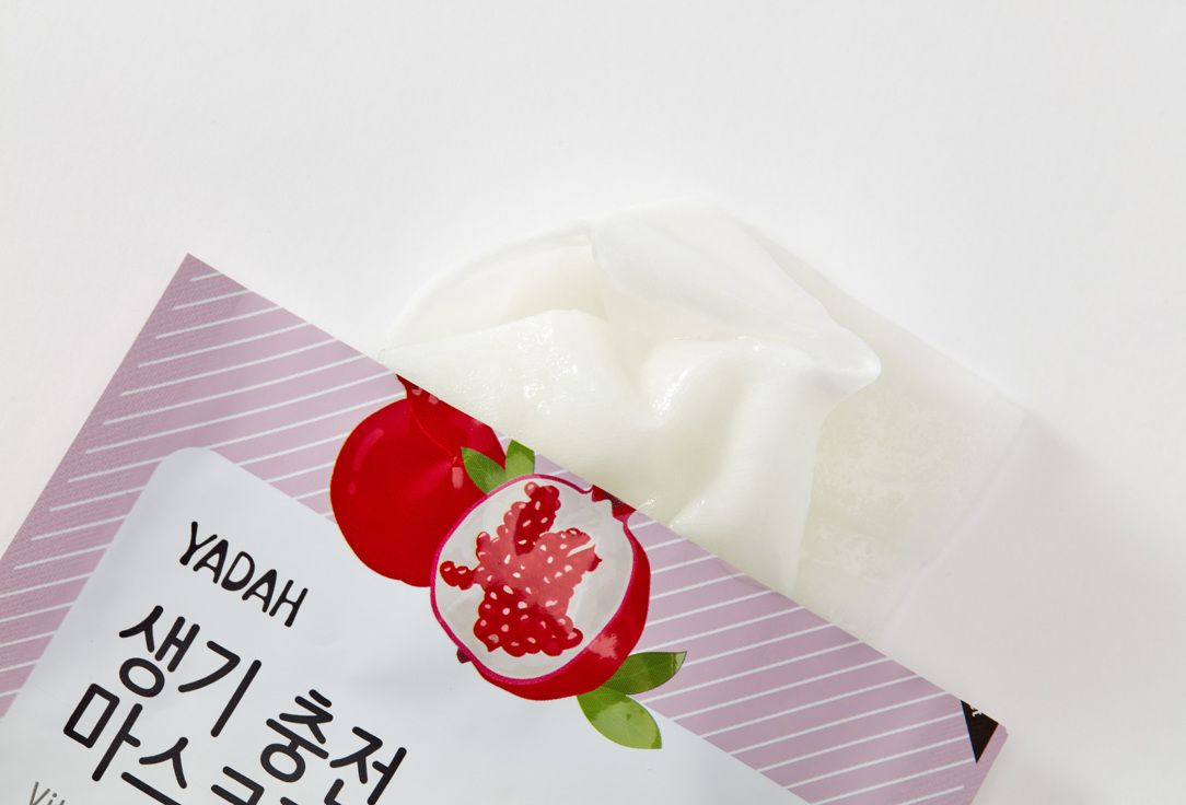 Yadah Rejuvenating face sheet mask Pomegranate 1 pcs Yadah Rejuvenating face sheet mask Pomegranate