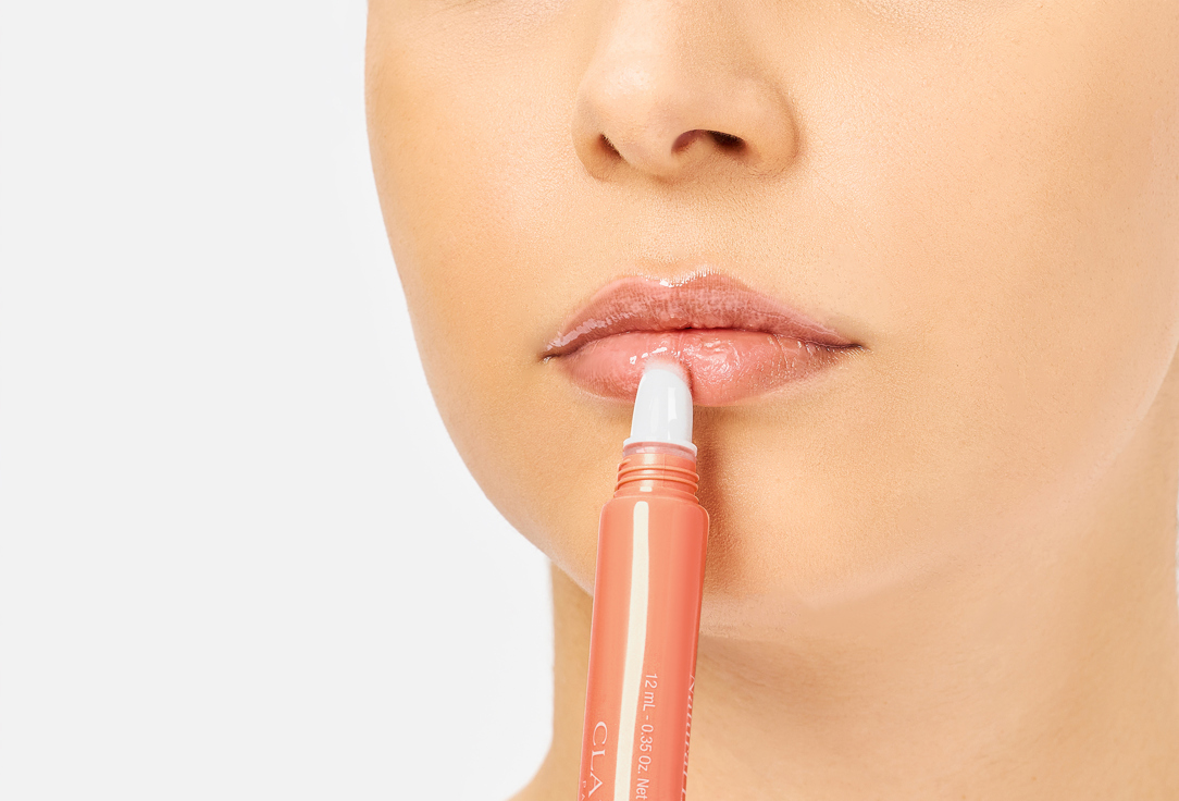 Clarins Lip Gloss Natural lip perfector 02, Apricot shimmer 12 ml Clarins Lip Gloss Natural lip perfector