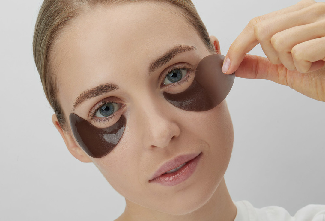 ORJENA Гидрогелевые патчи с кофеином Double Shot Coffee Hydrogel Eye Patches