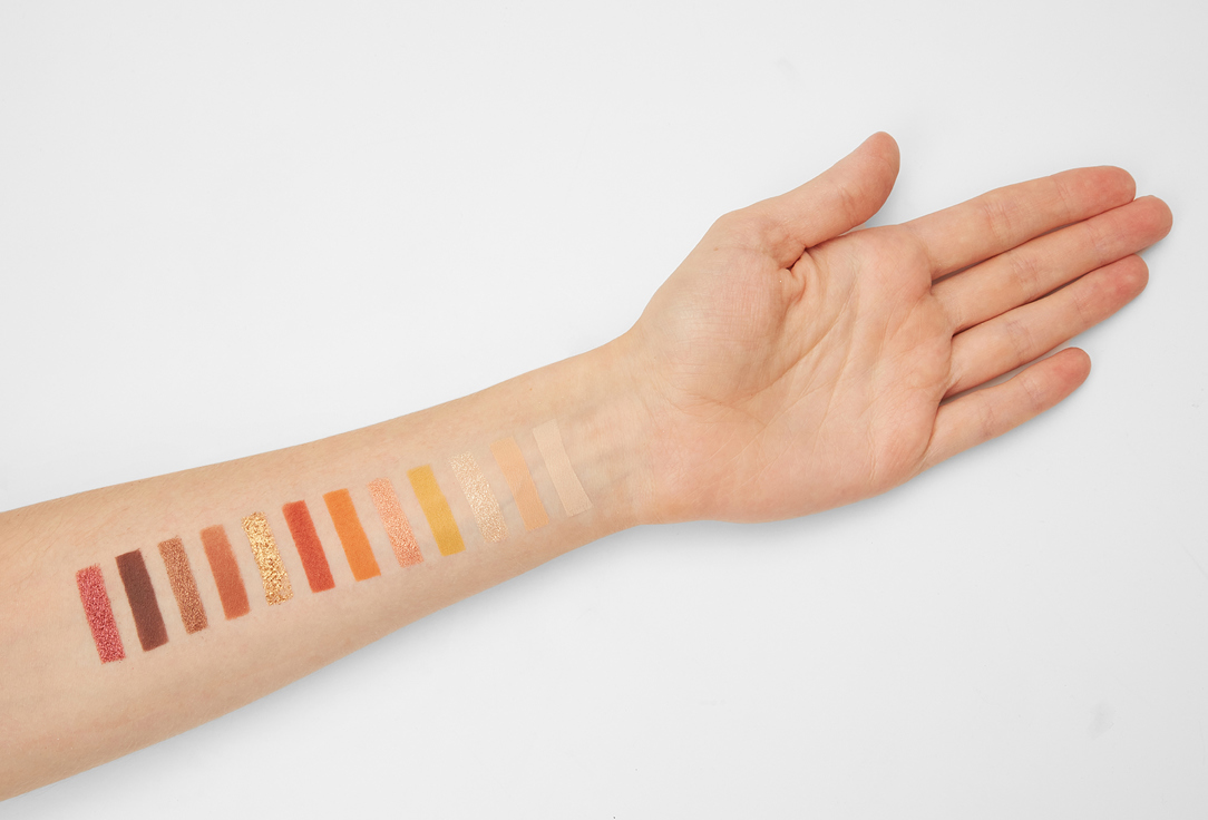VISEART Eyeshadow palette 12 Color Warm edit 12 g VISEART Eyeshadow palette 12 Color