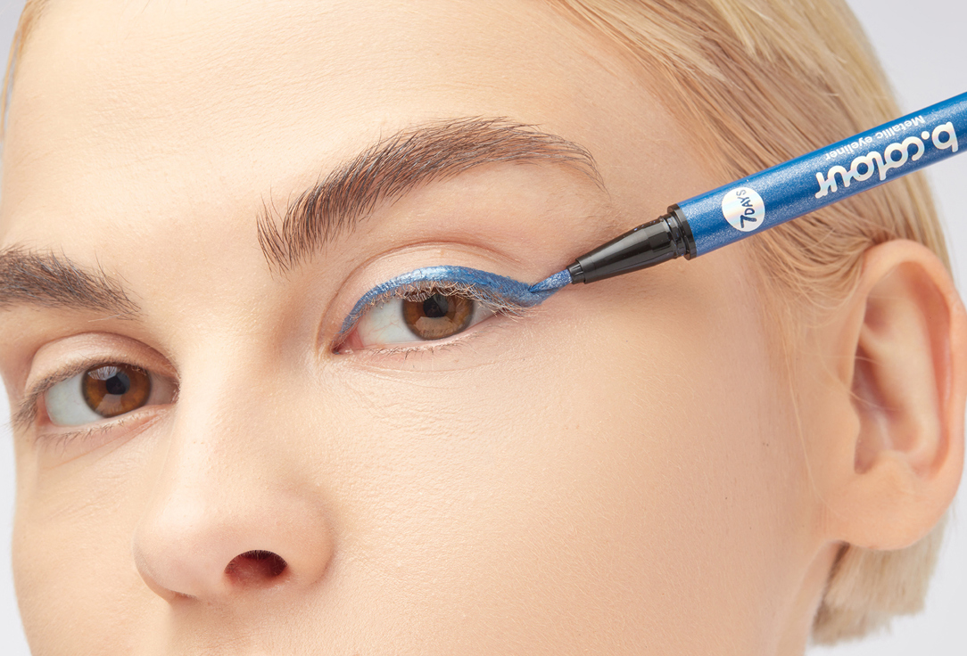 7DAYS Waterproof Metallic Eyeliner b.colour Winter Edition