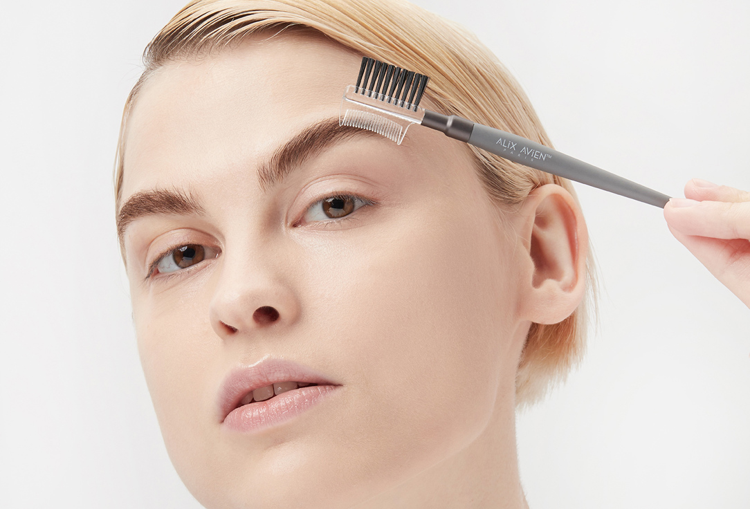 ALIX AVIEN Dual-ended Brow Comb Eyebrow Comb