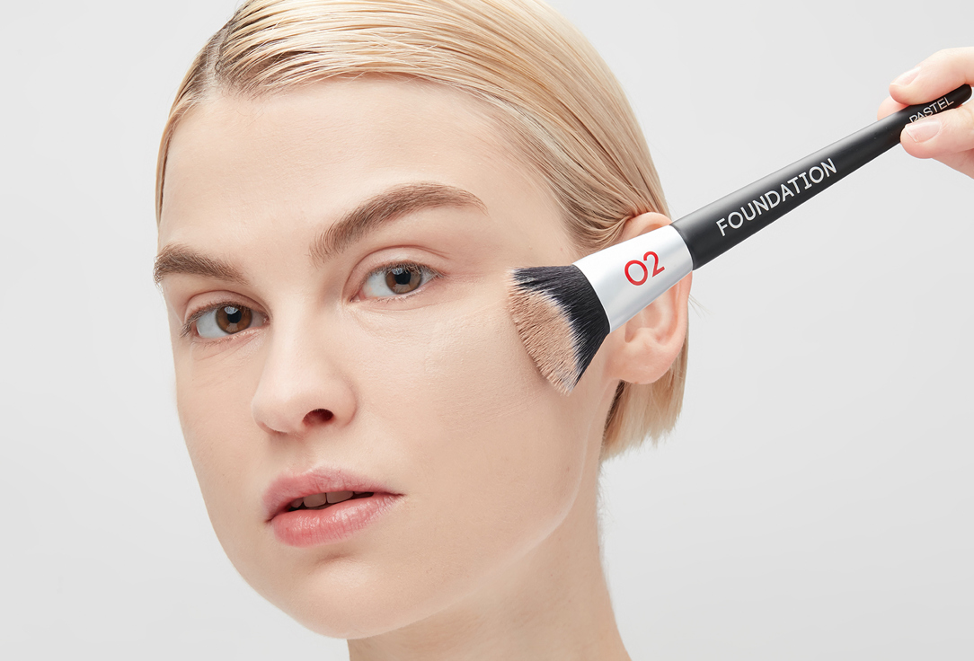 Pastel Cosmetics Foundation Brush Profashion 02 1 pcs Pastel Cosmetics Foundation Brush Profashion 02