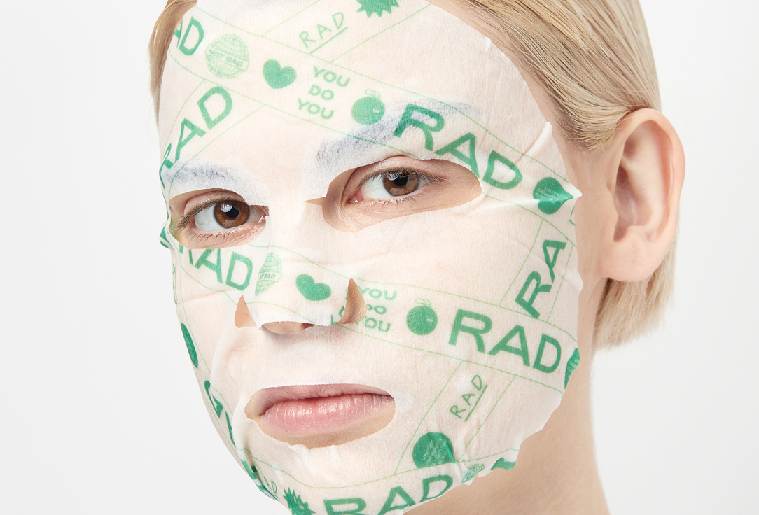 RAD Успокаивающая тканевая маска для лица Rescue 911 Sheet Mask